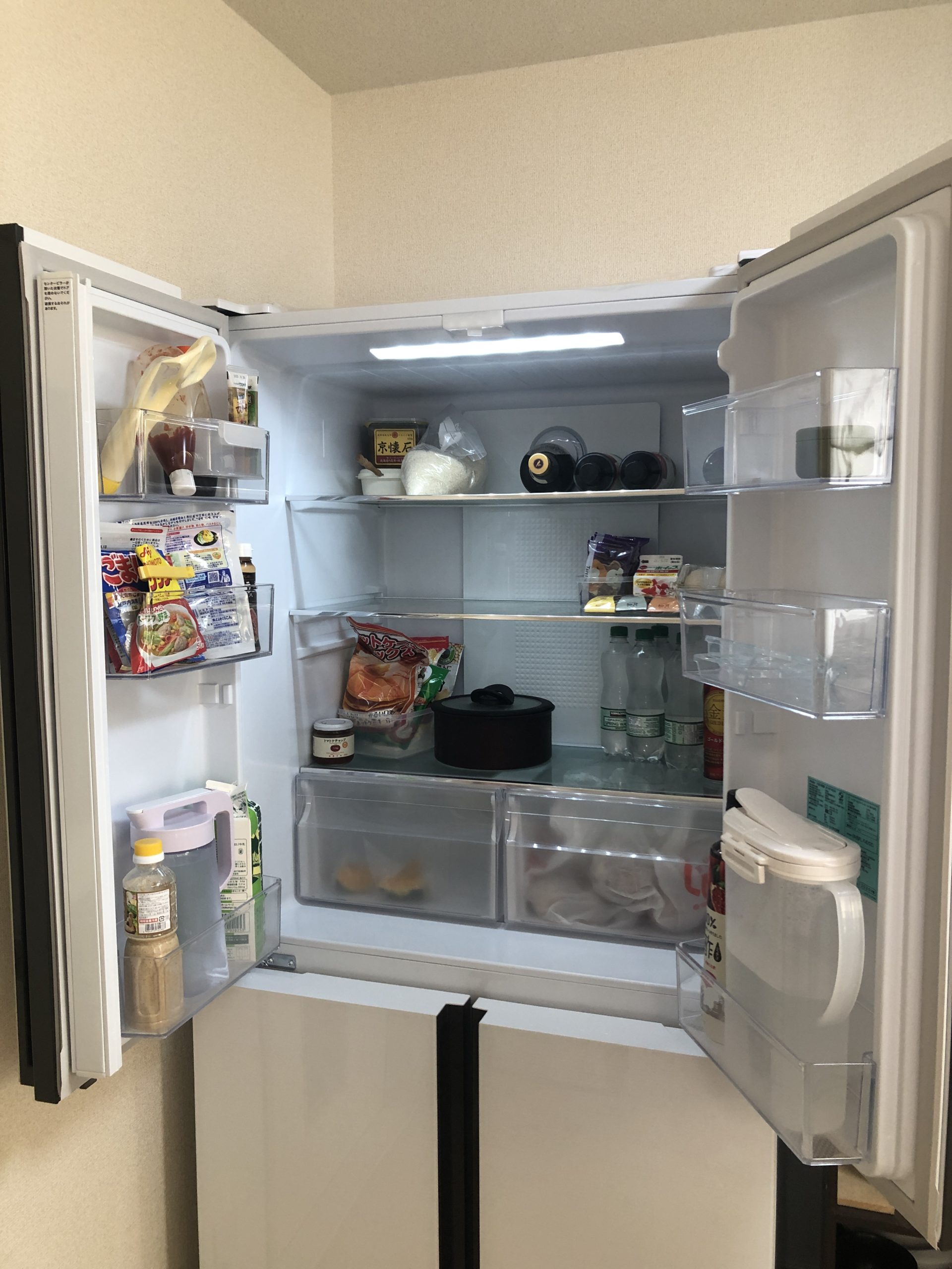 【ハイアール冷蔵庫評判】4ドア468Lの大容量冷蔵庫をレビューします｜横浜から木更津に移住＆マイホーム記録のブログ